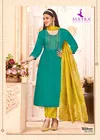 Baleno By Mayra Roman Silk Kurti With Bottom Dupatta Orders In India